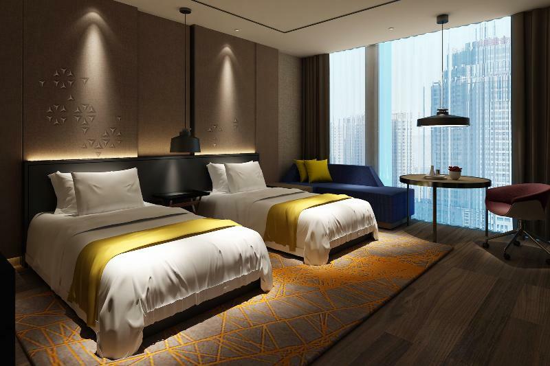 Grand Skylight International Hotel Haoyue Shenzhen Baoan Int'L Exhibition Center Eksteriør billede