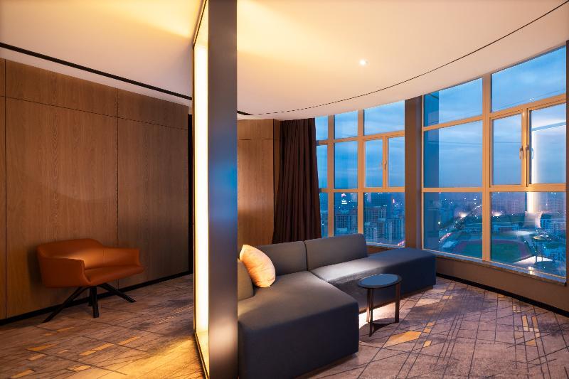 Grand Skylight International Hotel Haoyue Shenzhen Baoan Int'L Exhibition Center Eksteriør billede